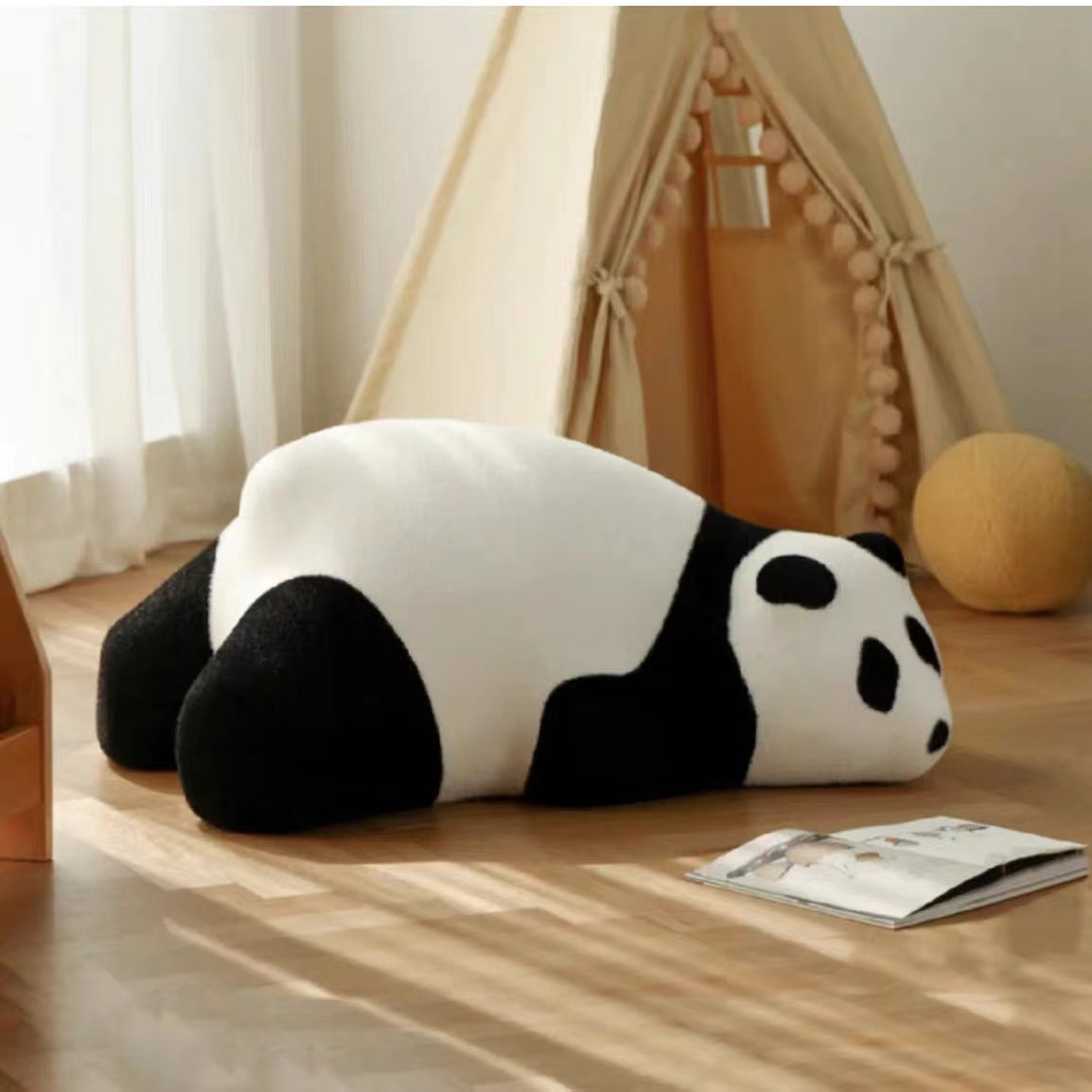 Giant Crawling Bear & Panda Lazy Sofa - Ultra-Soft Plush Animal Bean Bag Chair
