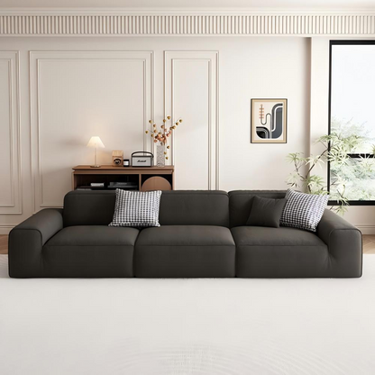 Modern Minimalist Fabric Straight Compression Sofa Set