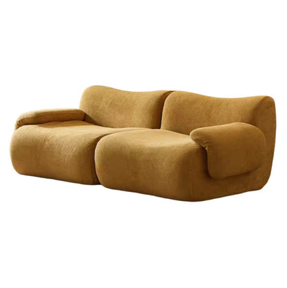 Bamboo-Shaped Modular Chenille Sofa - Frameless Cloud Sectional & Convertible Sofa Set