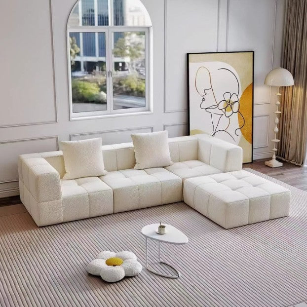 Marshmallow Corduroy Cloud Sofa - Frameless Modular Sectional & Sofa Chair
