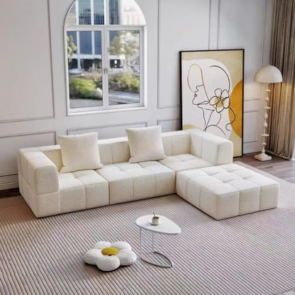 Marshmallow Corduroy Cloud Sofa - Frameless Modular Sectional & Sofa Chair