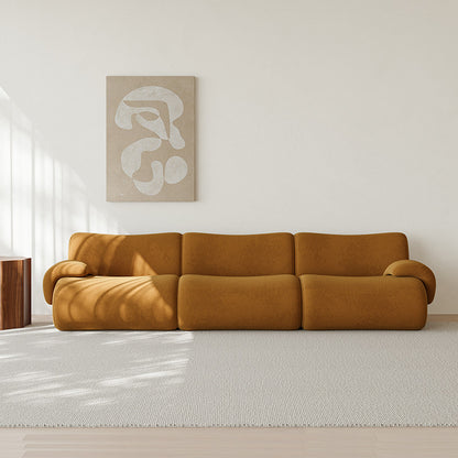 Bamboo-Shaped Modular Chenille Sofa - Frameless Cloud Sectional & Convertible Sofa Set
